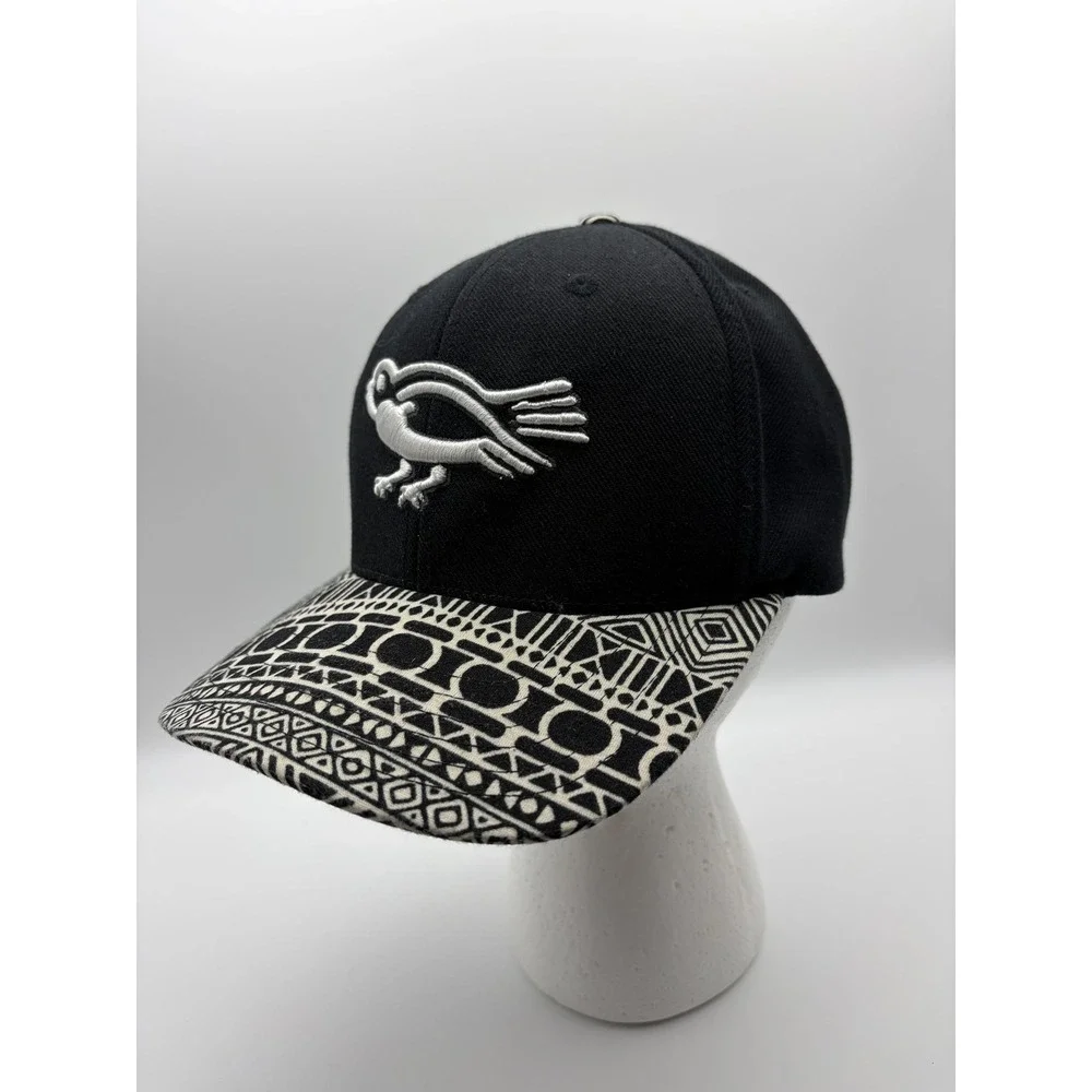 American Needle Cooperstown MLB‎ Retro Bird Hat Black Strapback Cap